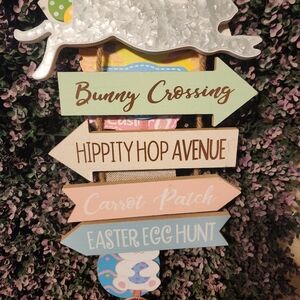 4 Easter Signs Easter Egg Hunt Hanging Decorations Set Of 4 Easter Hanging Decor
